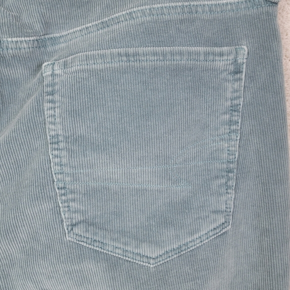 American Eagle Seafoam Green High Rise Stretch Corduroy Jeggings Sz 14/32 NEW - Picture 10 of 16